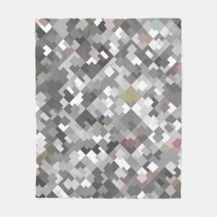 Couverture Polaire Seamless bright abstract mosaic grey background pa