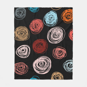 Couverture Polaire Seamless pattern hand drawn abstract dots. Backgro