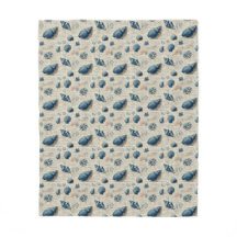 Seashells On French Script Parchment