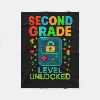 Couverture Polaire Second Grade Level Unlocked Gamer Ck To School Con