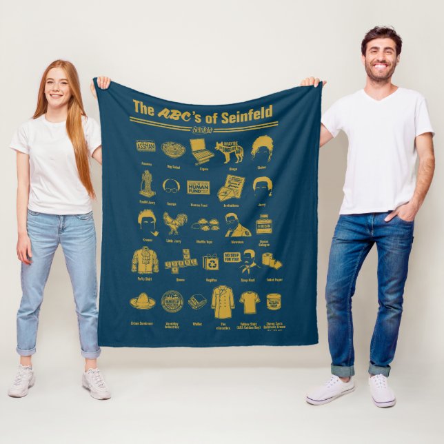 Couverture Polaire Seinfeld | ABC de Seinfeld Infographie (En situation)