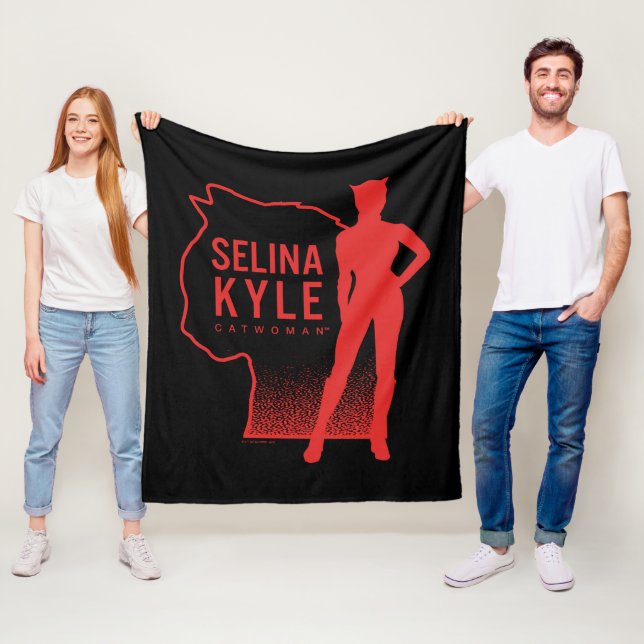 Couverture Polaire Selina Kyle Catwoman - logo (En situation)