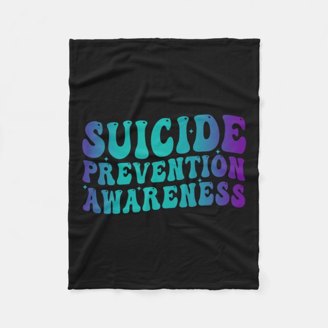 Couverture Polaire Sensibilisation à la prévention du suicide Super T (Devant)