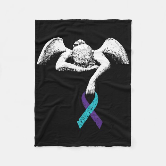 Couverture Polaire Sensibilisation À L'Ange Et Au Suicide Clo De Prév (Devant)