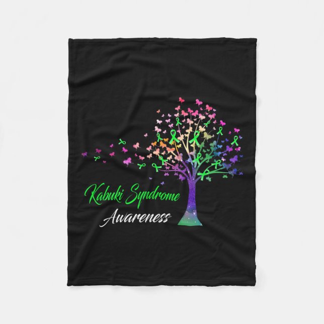 Couverture Polaire Sensibilisation au syndrome du ruban Kabuki (Devant)