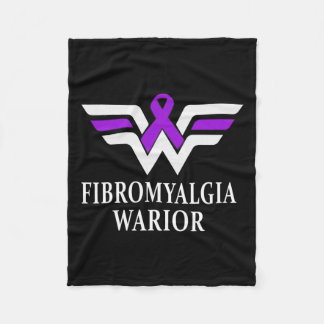 Couverture Polaire Sensibilisation des guerriers Ribbon violet Cadeau