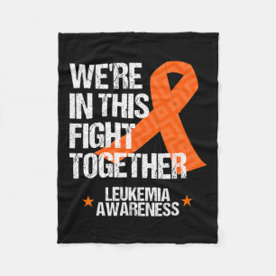 Couverture Polaire Sensibilisation Famille Combattre Orange Ribbon Ca