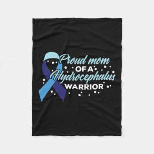 Couverture Polaire Sensibilisation Fière Maman D'Un Guerrier D'Hydroc