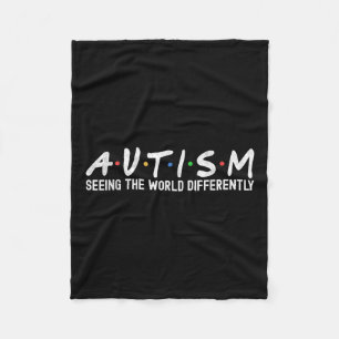Couverture Polaire Sensibilisation sur l'autisme Autisme Squad Soutie