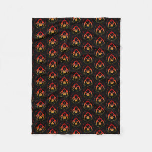 Couverture Polaire Sept péchés capitaux plaid personnalisé en fausse