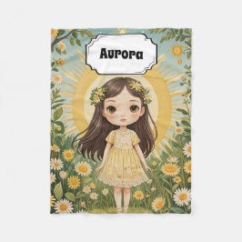 Couverture Polaire Sérénade Sunny Personnalisée