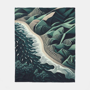 Couverture Polaire Serene Shores