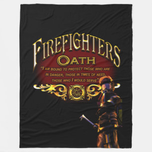 Couverture Polaire Serment de sapeurs-pompiers