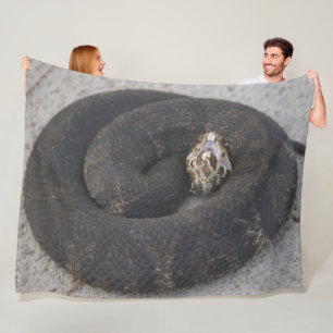 COUVERTURE POLAIRE SERPENT À BOUCHE COTONNEUSE
