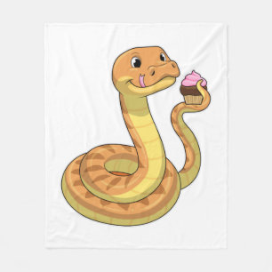 Couverture Polaire Serpent avec muffin