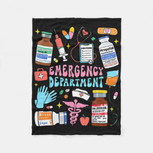 Couverture Polaire Service d'urgence Rétro Salle d'urgence Er Ed Nu