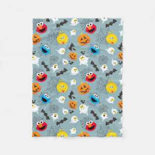 Couverture Polaire Sesame Street Cute Motif Halloween