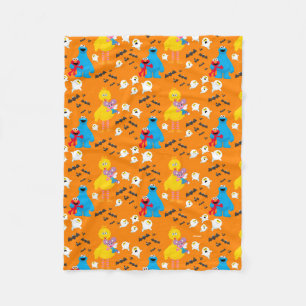 Couverture Polaire Sesame Street Halloween chauves-souris et fantômes
