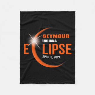 Couverture Polaire Seymour Indiana Eclipse 2024 Éclipse totale de Sol