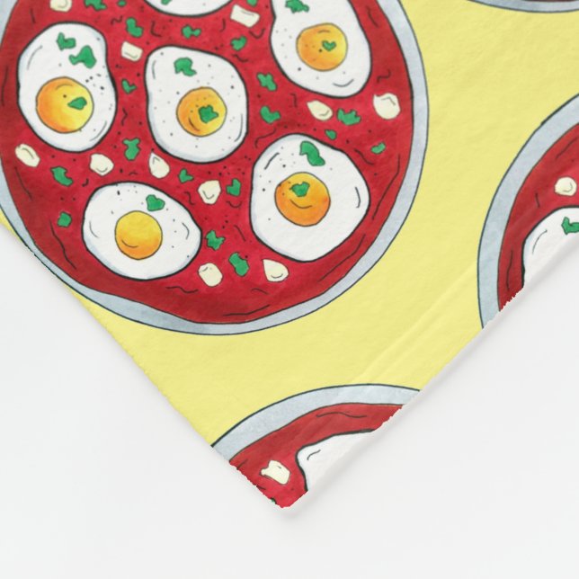 Couverture Polaire Shakshouka Shakshuka Tomates aux oeufs pochés épic (Coin)