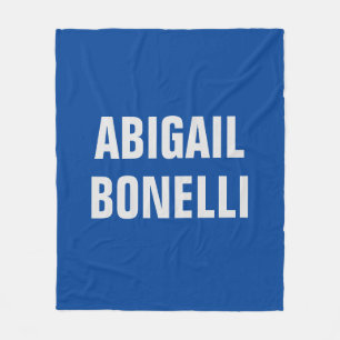 Couverture Polaire Sharp bold personnalisé excellent nom minimaliste 