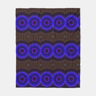 Couverture Polaire Sherpa Blanket violet brun