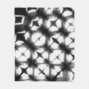 Couverture Polaire Shibori graphique I