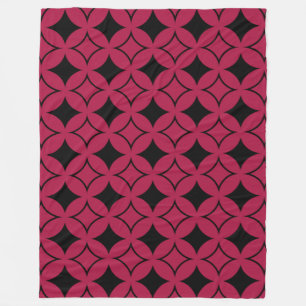 Couverture Polaire Shippo rouge et noir