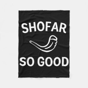 Couverture Polaire Shofar si bon Rosh Hashh Corne de bélier juive Nou