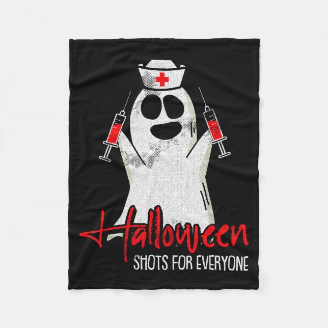 Couverture Polaire Shots For Everyone Lazy Halloween Costume Funny Gh (Devant)