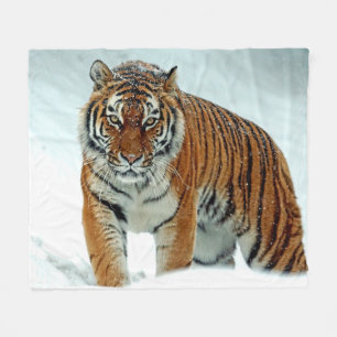 COUVERTURE POLAIRE SIBÉRIEN TIGER FLEECE BLANKET