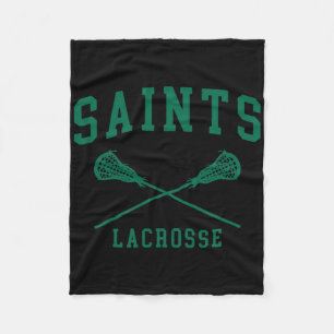 Couverture Polaire Siena College Saints Lacrosse Throwback Retro Cros
