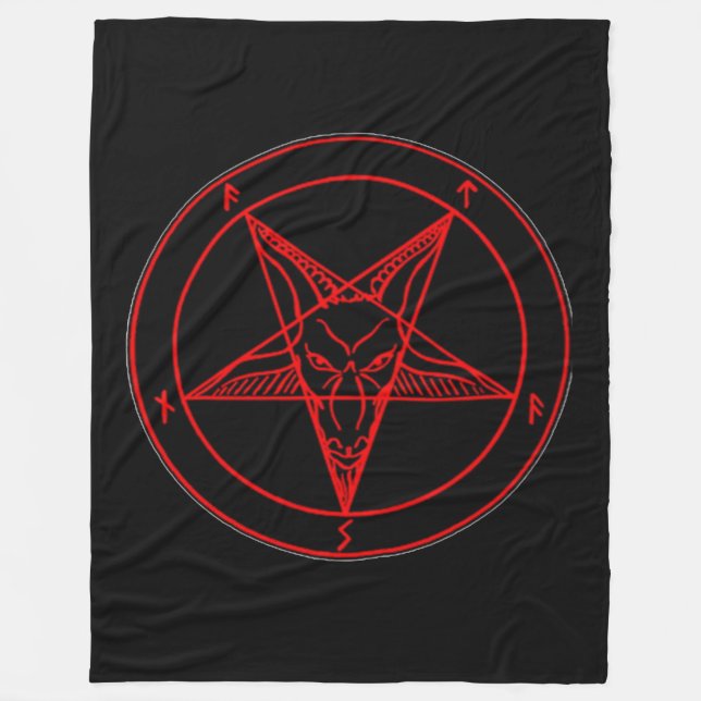Couverture Polaire SIGIL de BAPHOMET (Devant)