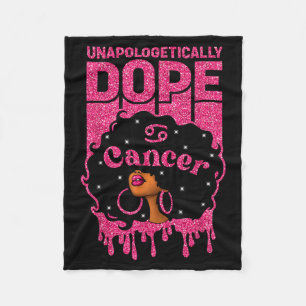 Couverture Polaire Signe du zodiaque Cancer Afro Femme Unalogiquement