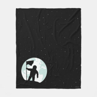 Couverture Polaire Silhouette d'astronaute