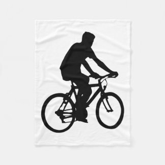 Couverture Polaire Silhouette de cycliste