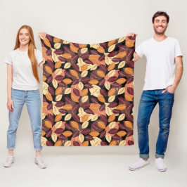 Couverture Polaire Simple automne laisse foncé