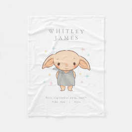 Couverture Polaire Simple Harry Potter - Dobby Baby Shower
