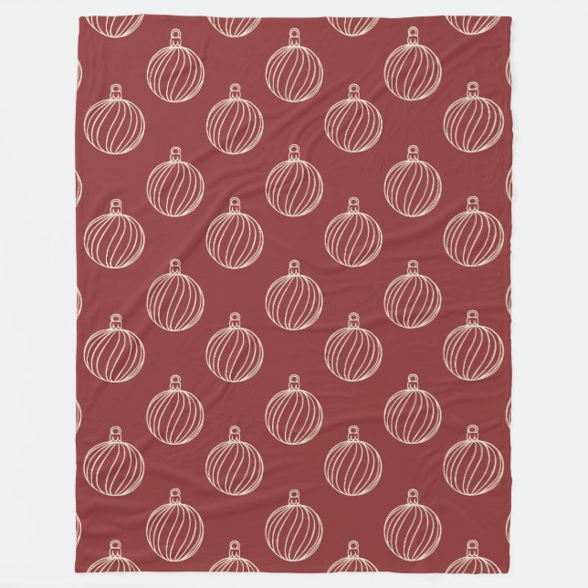 Couverture Polaire Simply Christmas Collection - Bauble (Devant)