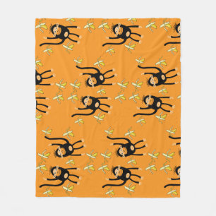 Couverture Polaire Singe mignon