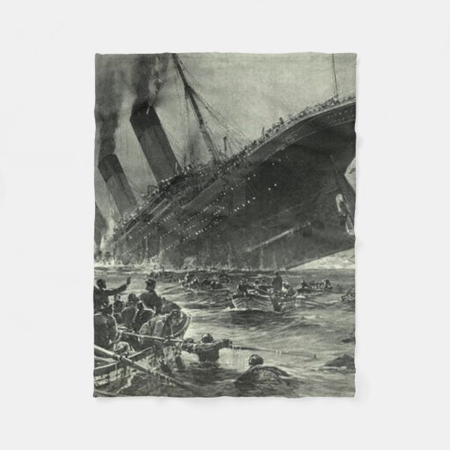 Couverture Polaire Sinking RMS Titanic (Devant)