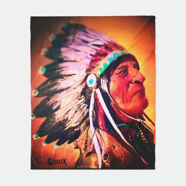 Couverture Polaire Sioux Chief  (Devant)