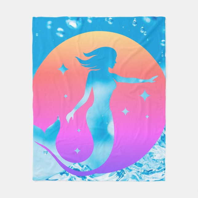 Couverture Polaire sirène (Devant)