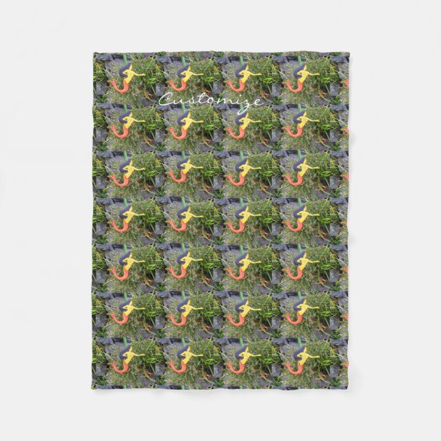 Couverture Polaire sirène à queue rousse (Devant)