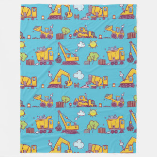 Couverture Polaire Site de construction pour enfants et véhicules