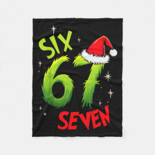Couverture Polaire Six Seven 6 7 Gen Z Alpha Argot de Meme Joyeux Noë