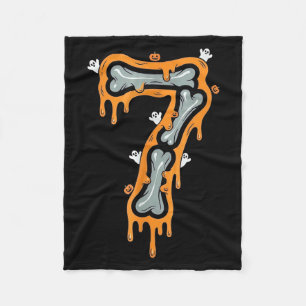 Couverture Polaire Six Seven Meme 6 7 Costume de squelette d'Hallowee