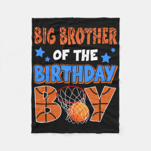 Couverture Polaire Sketll Big Brother Of Birthday Boy Family Matc