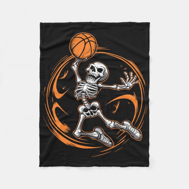 Couverture Polaire Sketll Skeleton Halloween Hommes garçons Sketll Ha (Devant)