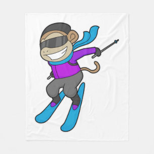 Couverture Polaire Ski Monkey